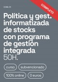 Política y gestión informatizada de stocks con programa de gestión integrada