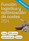 Función logística y optimización de costes