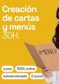 Creación de cartas y menús