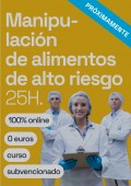 Manipulación de alimentos  de alto riesgo