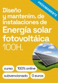 Diseño y mantenimiento de instalaciones de energía solar fotovoltaica