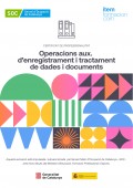 Certificado de Operaciones de grabación y de tratamiento de datos y documentos