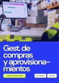 Gestión de compras aprovisionamientos