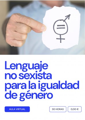 Lenguaje no sexista para la igualdad de género